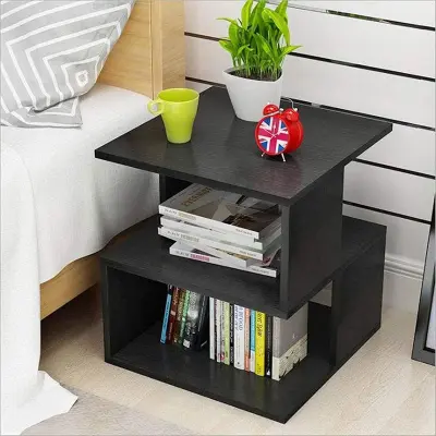  Modern End Table with Storage